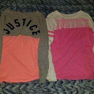 2 justice shirts
